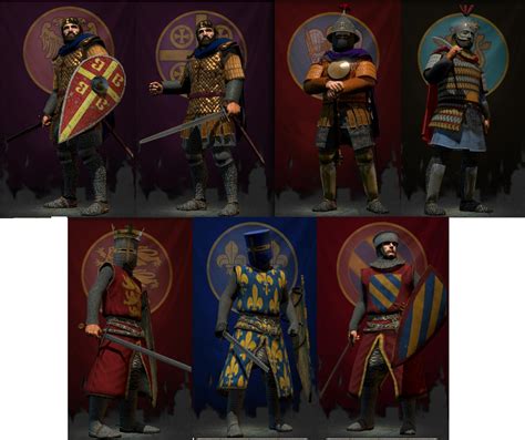 total war attila faction units.